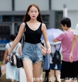 明星网红短裤美女,明星网红引领时尚潮流